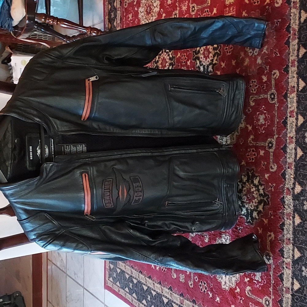 HarleyDavidson2X Black Leather Jacket.